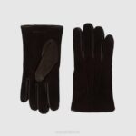Accessories Men Aquatalia 860T390 CLASSIC TRIM GLOVE ESPRESSO
