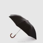 Accessories Unisex Aquatalia 860T380 CAMO SHORT UMBRELLA BLACK - Image 2