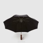 Accessories Unisex Aquatalia 860T380 CAMO SHORT UMBRELLA BLACK - Image 3