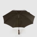 Accessories Unisex Aquatalia 860T381 JACQUARD LONG UMBRELLA BLACK/BEIGE - Image 3