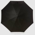Accessories Unisex Aquatalia 860T381 JACQUARD LONG UMBRELLA BLACK/BEIGE - Image 4