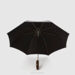 Accessories Unisex Aquatalia 860T383 MINI CHEVRON LONG UMBRELLA BLACK - Image 4