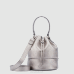 Accessories Women Aquatalia 860T330 BARI BUCKET PLATINUM