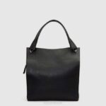 Accessories Women Aquatalia 860T349 PARK LEATHER TOTE BLACK - Image 3