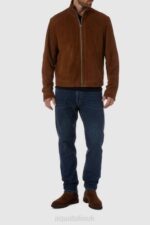Clothing Men Aquatalia 860T310 MESSINA COGNAC - Image 2