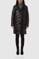 Clothing Women Aquatalia 860T271 DIAGONALA BLACK - Image 2