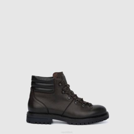 Shoe Men Aquatalia 860T220 HOLT DARK BROWN
