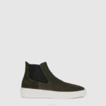 Shoe Men Aquatalia 860T245 DEMARIO DARK GREEN